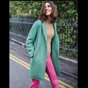 BODEN Green Sally Wool Coat
